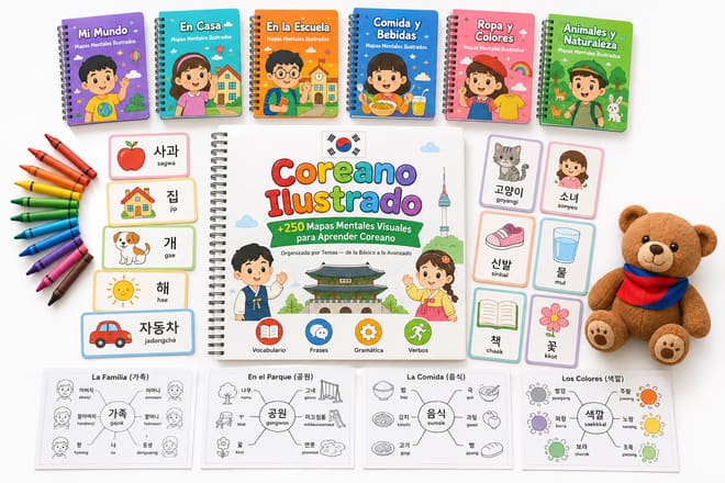 Coreano Ilustrado — libro de mapas mentales