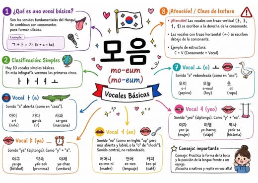 Mapa mental de coreano