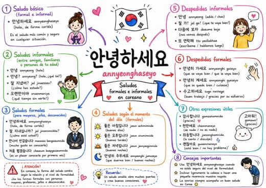 Mapa mental de coreano