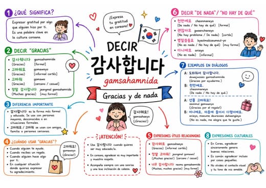 Mapa mental de coreano